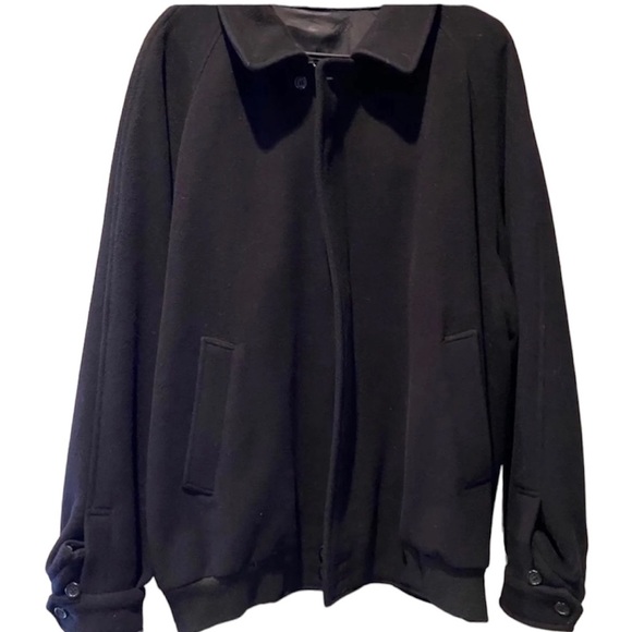 BURBERRYS’ MADE IN ENGLAD Black Wool Jacket - Picture 4 of 10